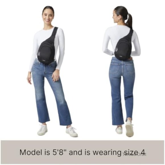 Anti-Theft Travel Sling Backpack with RFID Locking Zippers main image 3